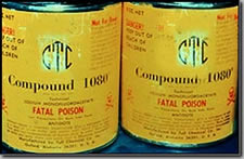 Photo of deadly Compound 1080 poison