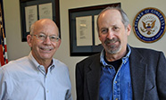 Photo of Rep. Peter DeFazio and Brooks Fahy
